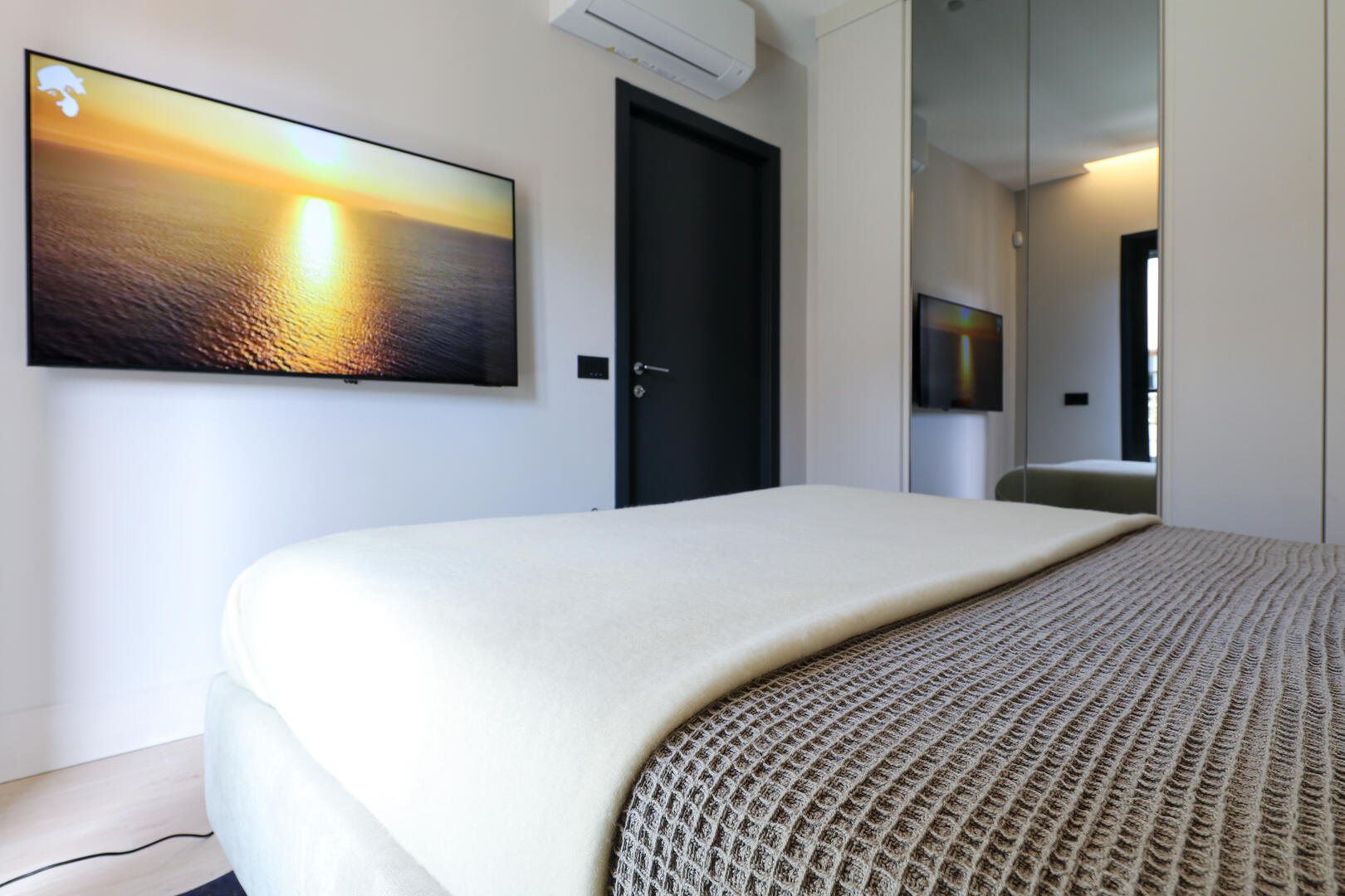 Log in to Netflix, etc and enjoy your favourite Movies from the comfort of your King-sized bed