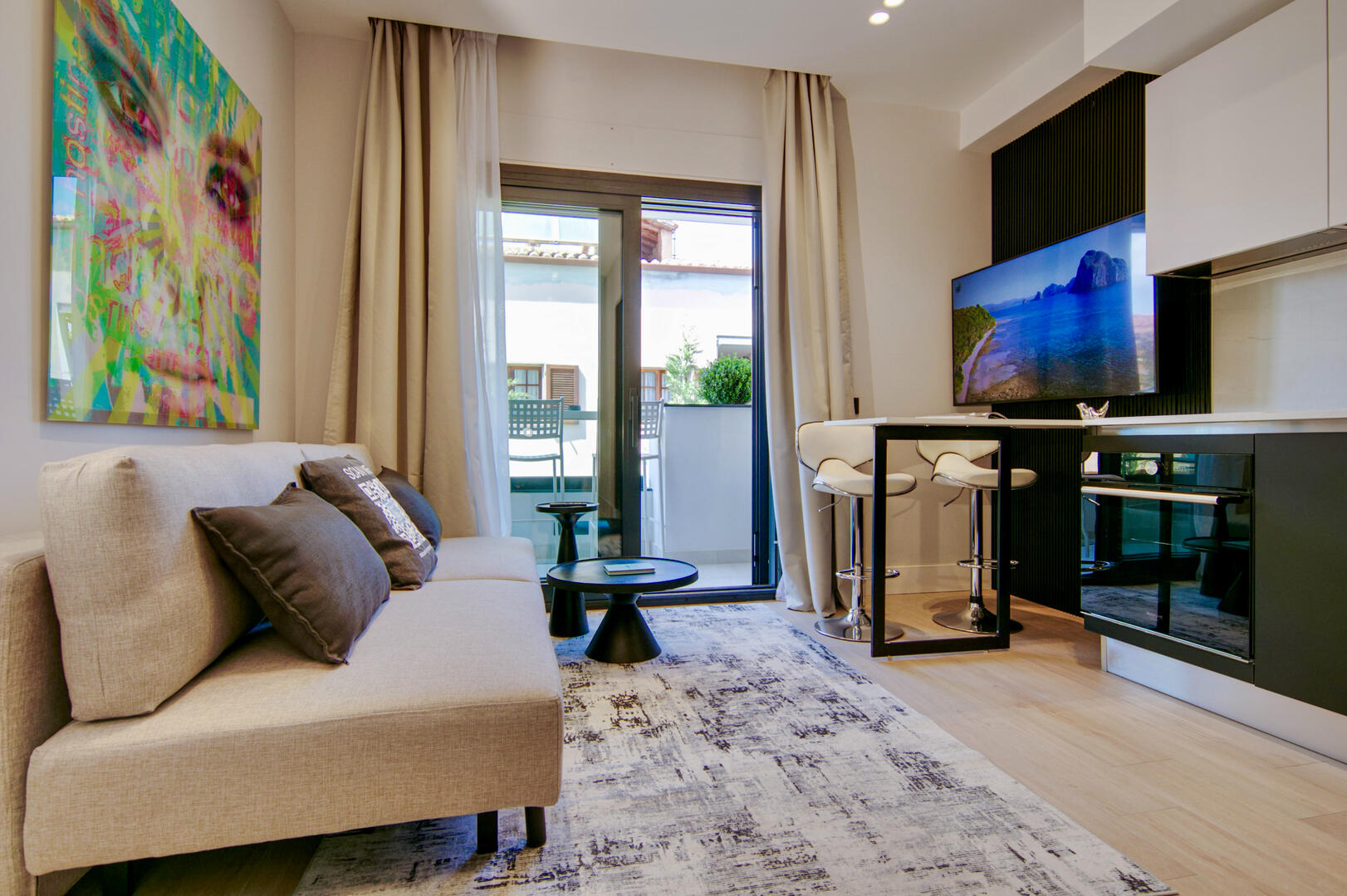 Overview of the Living and Dining Area